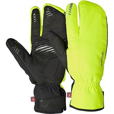 GripGrab Nordic 2 Winddichte Fahrradhandschuhe Winter 3-Finger Lobster Mit PrimaLoft Gold Isolierung und gepolsterter Handfläche, Fleecefutter, Klettverschluss für Rennrad, MTB & Gravelbike GripGrab Nordic 2 Winddichte Fahrradhandschuhe Winter 3-Finger Lobster Mit PrimaLoft Gold Isolierung und gepolsterter Handfläche, Fleecefutter, Klettverschluss für Rennrad, MTB & Gravelbike