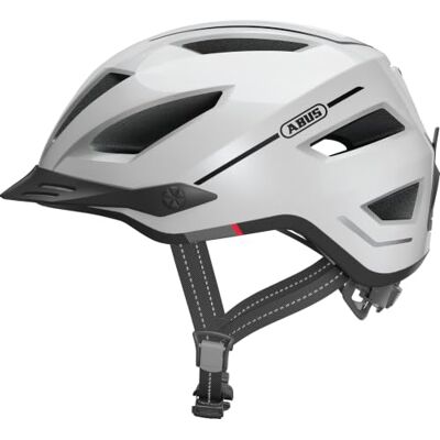 ABUS Unisex, Fahrradhelm, Weiß (Pearl White), L (56-62 cm) ABUS Unisex, Fahrradhelm, Weiß (Pearl White), L (56-62 cm)