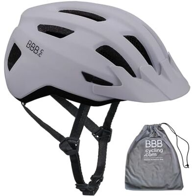 BBB Cycling Fahrradhelm für Herren und Damen mit Abnehmbarem Visier Radhelm Rennradhelm Condor 2.0 + travelbag BHE-173T Matt White M (52-58cm) BBB Cycling Fahrradhelm für Herren und Damen mit Abnehmbarem Visier Radhelm Rennradhelm Condor 2.0 + travelbag BHE-173T Matt White M (52-58cm)