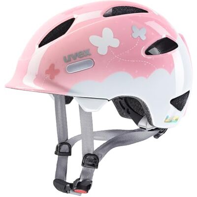Uvex OYO Style Leichter Fahrradhelm für Kinder individuelle Größenanpassung Mustern Butterfly pink 50-54 cm Uvex OYO Style Leichter Fahrradhelm für Kinder individuelle Größenanpassung Mustern Butterfly pink 50-54 cm