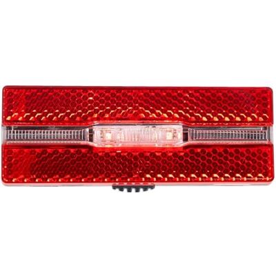 M-Wave Fahrradlicht, Gepäckträgerrücklicht, 2 LEDs, Prüfzeichen, 50/80 mm Lochabstand, inkl. Batterien, Helios B von M-Wave Fahrradlicht, Gepäckträgerrücklicht, 2 LEDs, Prüfzeichen, 50/80 mm Lochabstand, inkl. Batterien, Helios B von