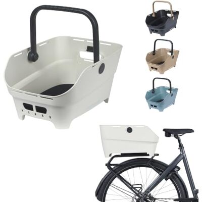 Basil Cento Neo MIK Fahrradkorb Gepäckträger hinten – 21L – aus Recyceltem Kunststoff – Reflektierend – 46.9x23.7x14.1 cm Basil Cento Neo MIK Fahrradkorb Gepäckträger hinten – 21L – aus Recyceltem Kunststoff – Reflektierend – 46.9x23.7x14.1 cm