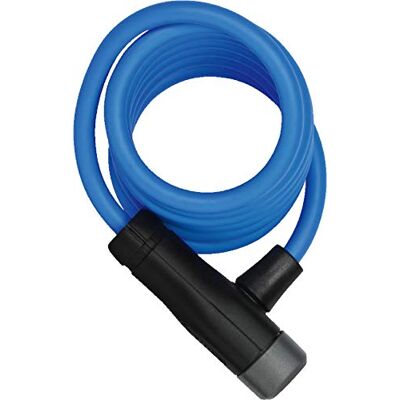 ABUS Spiralkabelschloss Star 4508K/150 Fahrradschloss aus 8 mm starkem Spiralkabel -Sicherheitslevel 2 Blau ABUS Spiralkabelschloss Star 4508K/150 Fahrradschloss aus 8 mm starkem Spiralkabel -Sicherheitslevel 2 Blau