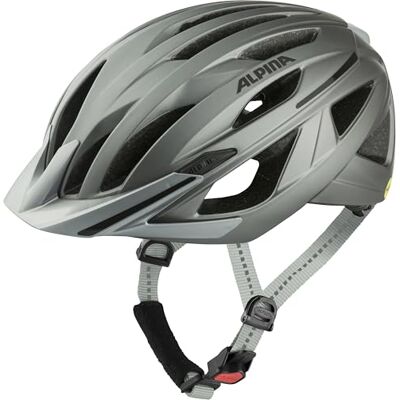 ALPINA Gent MIPS Reflektierender, Optimal Sichtbarer & Sicherer MIPS Fahrradhelm mt Fliegennetz Für Erwachsene, Dark-Silver matt, S (51-56 cm) ALPINA Gent MIPS Reflektierender, Optimal Sichtbarer & Sicherer MIPS Fahrradhelm mt Fliegennetz Für Erwachsene, Dark-Silver matt, S (51-56 cm)