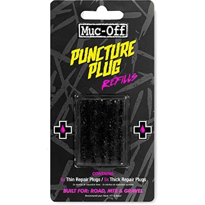 Muc-Off Puncture Plug Nachfüllpacks Set mit 5 Dicken und 5 Dünnen Reifenstopfen zur Verwendung mit dem Puncture Plug Reifenreparaturset Fahhrad Flickzeug Geeignet für Schlauchlose Fahrradreifen Muc-Off Puncture Plug Nachfüllpacks Set mit 5 Dicken und 5 Dünnen Reifenstopfen zur Verwendung mit dem Puncture Plug Reifenreparaturset Fahhrad Flickzeug Geeignet für Schlauchlose Fahrradreifen