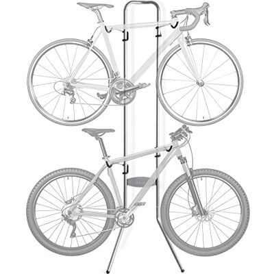 Delta Cycle Stehender Fahrradständer – werkzeuglos, Verstellbarer Fahrradbodenständer für Mountainbikes, fette Reifen, Rennräder, freistehender Fahrradständer für Garage, Parken Delta Cycle Stehender Fahrradständer – werkzeuglos, Verstellbarer Fahrradbodenständer für Mountainbikes, fette Reifen, Rennräder, freistehender Fahrradständer für Garage, Parken