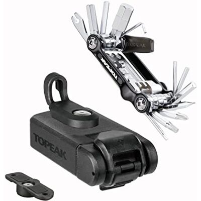Topeak Ninja Master+ Toolbox T20 Mini-Tool aus Stahl und Aluminium in der Farbe Schwarz, Maße: ca. 8cm x 4,5cm x 14cm, 15400191 Topeak Ninja Master+ Toolbox T20 Mini-Tool aus Stahl und Aluminium in der Farbe Schwarz, Maße: ca. 8cm x 4,5cm x 14cm, 15400191