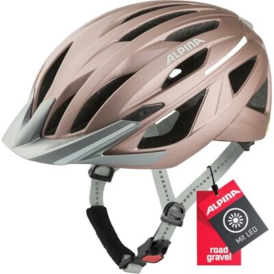 ALPINA Gent MIPS Reflektierender, Optimal Sichtbarer & Sicherer MIPS Fahrradhelm mt Fliegennetz Für Erwachsene, Rose matt, M (55-59 cm) ALPINA Gent MIPS Reflektierender, Optimal Sichtbarer & Sicherer MIPS Fahrradhelm mt Fliegennetz Für Erwachsene, Rose matt, M (55-59 cm)