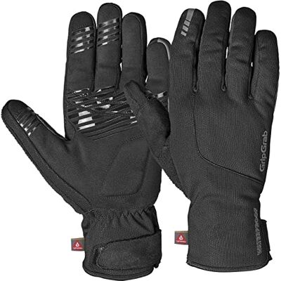 GripGrab Polaris 2 wasserdichte Winter Fahrradhandschuhe mit Primaloft Dreilagige Membran, winddicht & atmungsaktiv gepolsterte Synthetik-Wildleder-Handfläche Klettverschluss Reflektoren GripGrab Polaris 2 wasserdichte Winter Fahrradhandschuhe mit Primaloft Dreilagige Membran, winddicht & atmungsaktiv gepolsterte Synthetik-Wildleder-Handfläche Klettverschluss Reflektoren