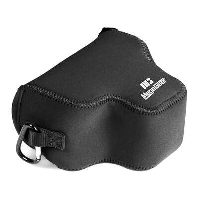 MegaGear Neopren-Kameratasche für Canon EOS R100 (18–45 mm) – stilvolle und schützende Tasche für Digitale Fotografie (Schwarz) MegaGear Neopren-Kameratasche für Canon EOS R100 (18–45 mm) – stilvolle und schützende Tasche für Digitale Fotografie (Schwarz)