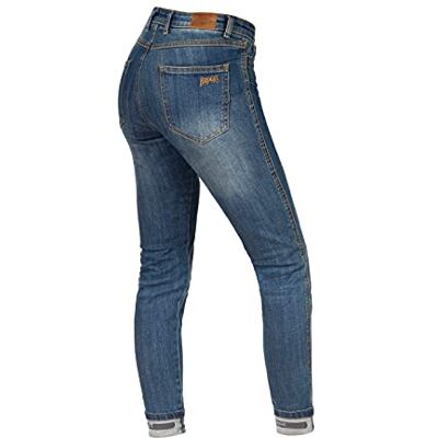 BROGER California Lady Motorradjeans Damen Aramidfaser Futter SAS-TEC Knie Hüfte Steißbein Protektoren Reflektierende Elemente Slim Fit BROGER California Lady Motorradjeans Damen Aramidfaser Futter SAS-TEC Knie Hüfte Steißbein Protektoren Reflektierende Elemente Slim Fit