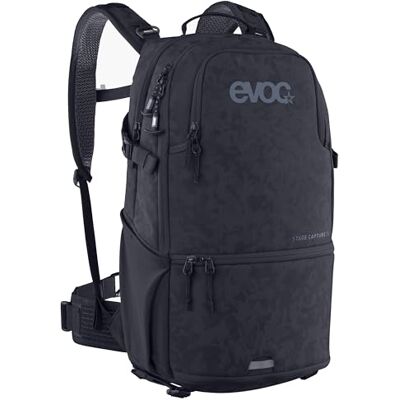 EVOC STAGE CAPTURE 16 Backpack, Wanderrucksack mit Fototasche (aufklappbares Kamerafach, Luftzirkulation am Rücken, optimale Kameratasche, Maße: 50 x 27 x 14 cm, Volumen: 16 l), Schwarz EVOC STAGE CAPTURE 16 Backpack, Wanderrucksack mit Fototasche (aufklappbares Kamerafach, Luftzirkulation am Rücken, optimale Kameratasche, Maße: 50 x 27 x 14 cm, Volumen: 16 l), Schwarz