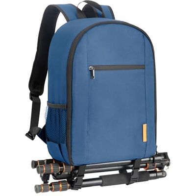 TARION Kamerarucksack Klein Spiegelreflex Fotorucksack Wasserdicht Kamera Rucksack Leicht und Kompakt Kameratasche mit Regenhülle (TB-M, Blau) TARION Kamerarucksack Klein Spiegelreflex Fotorucksack Wasserdicht Kamera Rucksack Leicht und Kompakt Kameratasche mit Regenhülle (TB-M, Blau)