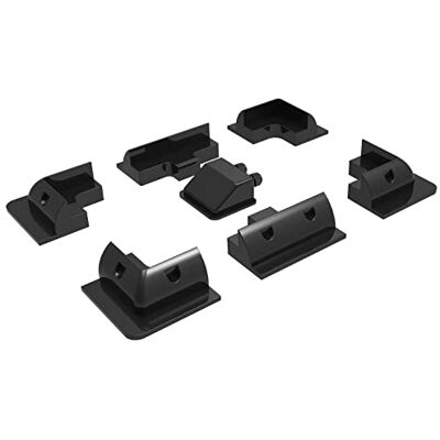 enjoy solar ABS Montage Set Solarmodul Halterung 7 Teile in Schwarz mit Dachdurchführung, ideal für Wohnmobile Caraven Boot enjoy solar ABS Montage Set Solarmodul Halterung 7 Teile in Schwarz mit Dachdurchführung, ideal für Wohnmobile Caraven Boot