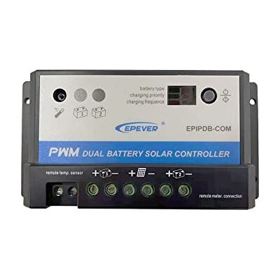 EPEVER ® EPIPDB-Com 20A PWM Laderegler für 2 verschiedene Batterie 12/24V Duo Batterie, epipdb-com 20a (12/24v, 320/640w) EPEVER ® EPIPDB-Com 20A PWM Laderegler für 2 verschiedene Batterie 12/24V Duo Batterie, epipdb-com 20a (12/24v, 320/640w)