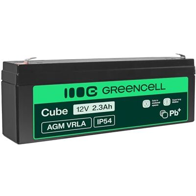 Green Cell ® Akku Bleiakku Batterie AGM (12V 2.3Ah VRLA Faston F1) Zyklenfester Sealed Lead-Acid Blei Ersatzakku Solar Solarpanel Batterie Photovoltaik Versorgungsbatterie Alarmsysteme Green Cell ® Akku Bleiakku Batterie AGM (12V 2.3Ah VRLA Faston F1) Zyklenfester Sealed Lead-Acid Blei Ersatzakku Solar Solarpanel Batterie Photovoltaik Versorgungsbatterie Alarmsysteme