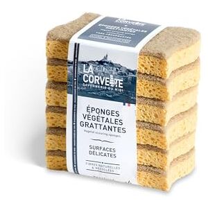 La Corvette Scheuerschwämme für empfindliche Oberflächen – 6er-Pack – Sanfte Reinigung La Corvette Scheuerschwämme für empfindliche Oberflächen – 6er-Pack – Sanfte Reinigung