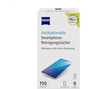 Zeiss antibakterielle Smartphone-Reinigungstücher 150 Stück schnell trocknende Rezeptur entfernt Bakterien, Fingerabdrücke, Schmutz, Staub & Fett jedes Tuch einzeln verpackt Zeiss antibakterielle Smartphone-Reinigungstücher 150 Stück schnell trocknende Rezeptur entfernt Bakterien, Fingerabdrücke, Schmutz, Staub & Fett jedes Tuch einzeln verpackt