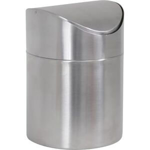 MSV Tischmülleimer – Edelstahl Tischabfalleimer mit Schwingdeckel – Kompakte Größe, ideal für kleine Räume – Küchenabfalleimer/Mini Abfallbehälter 1,5 L MSV Tischmülleimer – Edelstahl Tischabfalleimer mit Schwingdeckel – Kompakte Größe, ideal für kleine Räume – Küchenabfalleimer/Mini Abfallbehälter 1,5 L