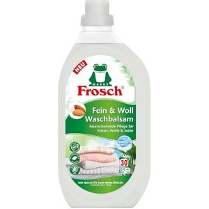 Frosch Fein & Woll Waschbalsam, 1,44L, 30 Waschladungen, Waschmittel für Wolle, Seide, Viskose & Daunen, 20°-60°C Frosch Fein & Woll Waschbalsam, 1,44L, 30 Waschladungen, Waschmittel für Wolle, Seide, Viskose & Daunen, 20°-60°C