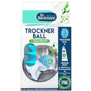 Dr. Beckmann Trocknerball Für frische und kuschelig-weiche Wäsche Mit Wäscheduft befüllbar Verkürzt die Trockenzeit inkl. Gratis-Probe Spring 50 ml Dr. Beckmann Trocknerball Für frische und kuschelig-weiche Wäsche Mit Wäscheduft befüllbar Verkürzt die Trockenzeit inkl. Gratis-Probe Spring 50 ml