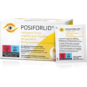 Posiforlid ® Lidhygiene-Tücher. Vorbefeuchtete, sterile Tücher zur Reinigung der Augenlider, 50 Stück (1er Pack) Posiforlid ® Lidhygiene-Tücher. Vorbefeuchtete, sterile Tücher zur Reinigung der Augenlider, 50 Stück (1er Pack)
