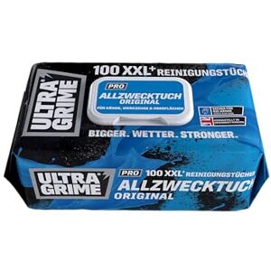 UltraGrime Pro Multiuse Cleaning Wipes Industrielle Tücher zur Entfernung von Fett, Öl, Farbe und Tinte 100 extragroße Feuchttücher, 38 cm x 25 cm UltraGrime Pro Multiuse Cleaning Wipes Industrielle Tücher zur Entfernung von Fett, Öl, Farbe und Tinte 100 extragroße Feuchttücher, 38 cm x 25 cm