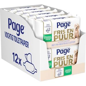 Page Feuchtes Toilettenpapier Rein 456 Stück 12 x 38 Stück Vorteilspack Page Feuchtes Toilettenpapier Rein 456 Stück 12 x 38 Stück Vorteilspack