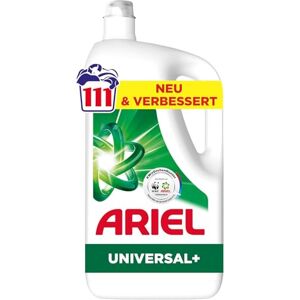 Ariel Flüssigwaschmittel, 111 Wäschen, Universal+, Fleck-Weg-Power beim 1. Waschen, selbst in kaltem Wasser Ariel Flüssigwaschmittel, 111 Wäschen, Universal+, Fleck-Weg-Power beim 1. Waschen, selbst in kaltem Wasser