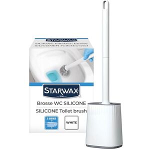 STARWAX WC-Bürste Silikon doppelseitig Leichte Reinigung auch an schwierigen Stellen Schnelltrocknend und geruchlos Robust Farbe: Weiß STARWAX WC-Bürste Silikon doppelseitig Leichte Reinigung auch an schwierigen Stellen Schnelltrocknend und geruchlos Robust Farbe: Weiß