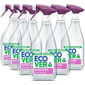 ECOVER Kalkreiniger, entfernt effektiv Kalkablagerungen im Haushalt und hinterlässt einen kraftvollen Beeren- und Basilikumduft, 6 x 500 ml ECOVER Kalkreiniger, entfernt effektiv Kalkablagerungen im Haushalt und hinterlässt einen kraftvollen Beeren- und Basilikumduft, 6 x 500 ml