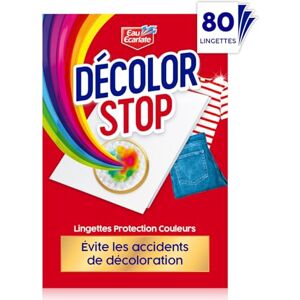Décolor Stop Decolor Stop – Farbschutz – verhindert Verfärbungen – bewahrt den Glanz der Farben – alle Textilprogramme und Temperaturen – weniger Zyklen – mehr Einsparungen – 80 Tücher Décolor Stop Decolor Stop – Farbschutz – verhindert Verfärbungen – bewahrt den Glanz der Farben – alle Textilprogramme und Temperaturen – weniger Zyklen – mehr Einsparungen – 80 Tücher