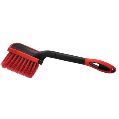 NIGRIN Performance Auto-Waschbürste, gründliche & schonende Reinigung von Fahrzeugen, auch für empfindliche Lacke, gummiummantelter Bürstenkopf, 38 cm Länge, rot/schwarz, 1 Stück NIGRIN Performance Auto-Waschbürste, gründliche & schonende Reinigung von Fahrzeugen, auch für empfindliche Lacke, gummiummantelter Bürstenkopf, 38 cm Länge, rot/schwarz, 1 Stück