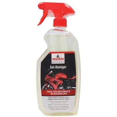 NIGRIN MOTO-BIKE Gel-Reiniger Motorrad Reinigung, zur Reinigung von Ölen, Fetten, Harze, Insekten, säurefrei, 750 ml, Grün NIGRIN MOTO-BIKE Gel-Reiniger Motorrad Reinigung, zur Reinigung von Ölen, Fetten, Harze, Insekten, säurefrei, 750 ml, Grün