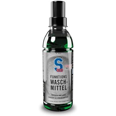 Dr. Wack S100 Funktions-Waschmittel 300 ml Flüssiges Waschmittel für Motorradbekleidung schonende Reinigung ab 20°C Geruchsentferner für Leder & Textil Hochwertige Motorradpflege Dr. Wack S100 Funktions-Waschmittel 300 ml Flüssiges Waschmittel für Motorradbekleidung schonende Reinigung ab 20°C Geruchsentferner für Leder & Textil Hochwertige Motorradpflege