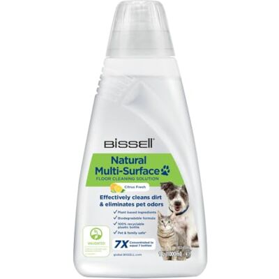 Bissell Natural Pet Mehrflächen-Bodenreinigung 1 l 3122 Für CrossWave & SpinWave, pflanzenbasierte Inhaltsstoffe, haustierfreundliche Formel Bissell Natural Pet Mehrflächen-Bodenreinigung 1 l 3122 Für CrossWave & SpinWave, pflanzenbasierte Inhaltsstoffe, haustierfreundliche Formel
