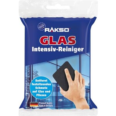 RAKSO Glas-Intensivreiniger 1 Scheibenreiniger aus Edelstahlwolle, kratzfrei, Glasreiniger & Fliesenreiniger für Wand/Boden-Reiniger RAKSO Glas-Intensivreiniger 1 Scheibenreiniger aus Edelstahlwolle, kratzfrei, Glasreiniger & Fliesenreiniger für Wand/Boden-Reiniger