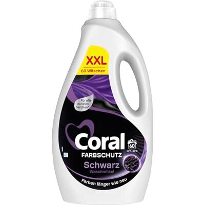 Coral Farbschutz Schwarz Waschmittel XXL 60 WL Coral Farbschutz Schwarz Waschmittel XXL 60 WL