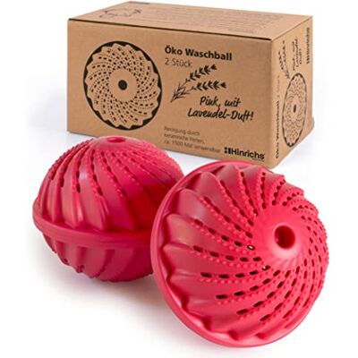 Hinrichs 2x Waschball für Waschmaschine 2 Stück Waschbälle Öko Waschkugel für Waschmaschine mit Keramikperlen Waschen ohne Waschmittel Pinker Öko Waschball Öko mit Lavendel Duftstoffen Hinrichs 2x Waschball für Waschmaschine 2 Stück Waschbälle Öko Waschkugel für Waschmaschine mit Keramikperlen Waschen ohne Waschmittel Pinker Öko Waschball Öko mit Lavendel Duftstoffen