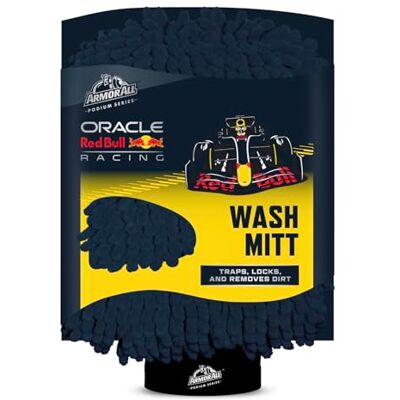 Armor All Podium Series™ Mikrofascher-Waschhandschuh – Entwickelt mit Oracle Red Bull Racing, ultraweich, kratzfrei, wiederverwendbar, für die Außenreinigung von Fahrzeugen Armor All Podium Series™ Mikrofascher-Waschhandschuh – Entwickelt mit Oracle Red Bull Racing, ultraweich, kratzfrei, wiederverwendbar, für die Außenreinigung von Fahrzeugen