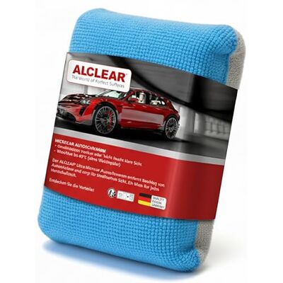 ALCLEAR Autowaschsponge - Mikrofasertuch, Antibeschlag, Weich ALCLEAR Autowaschsponge - Mikrofasertuch, Antibeschlag, Weich