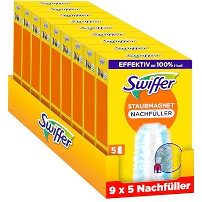Swiffer Staubwedel Nachfüller, 45 Tücher Fängt Staub, Schmutz und Haare ein und erreicht auch schwer zugängliche Stellen. Swiffer Staubwedel Nachfüller, 45 Tücher Fängt Staub, Schmutz und Haare ein und erreicht auch schwer zugängliche Stellen.