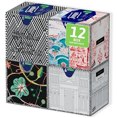 Tempo Taschentücher Box Light 3-lagig 12 Packungen mit je 60 Taschentüchern in 4 verschiedenen Grafiken Tempo Taschentücher Box Light 3-lagig 12 Packungen mit je 60 Taschentüchern in 4 verschiedenen Grafiken