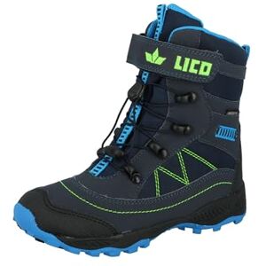 Lico Unisex Kinder Sundsvall Vs Schneestiefel, Marine Blau Lemon, 30 EU Lico Unisex Kinder Sundsvall Vs Schneestiefel, Marine Blau Lemon, 30 EU