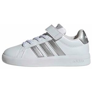 Adidas Unisex Kinder Grand Court 3.0 Children Shoes, FTWR White/Silver Met./Silver Met., 34 EU Adidas Unisex Kinder Grand Court 3.0 Children Shoes, FTWR White/Silver Met./Silver Met., 34 EU