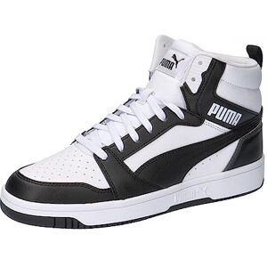 Puma Unisex Rebound V6 Turnschuhe, White Black Shadow Gray White, 47 EU Puma Unisex Rebound V6 Turnschuhe, White Black Shadow Gray White, 47 EU