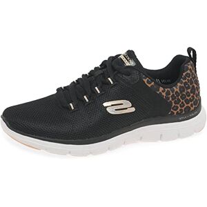 Skechers Flex Appeal 4.0, Damen Sneakers, Schwarz, 37 EU Skechers Flex Appeal 4.0, Damen Sneakers, Schwarz, 37 EU
