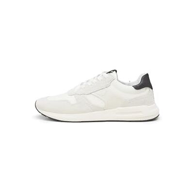 Marc O' Polo Marc OߴPolo Herren Sneaker flach mit Logo sportlich, Weiß (Offwhite Black), 42 Marc O' Polo Marc OߴPolo Herren Sneaker flach mit Logo sportlich, Weiß (Offwhite Black), 42
