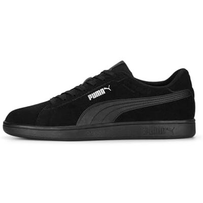 Puma Unisex Smash 3.0 Sneaker, Black Black Silver, 42 EU Puma Unisex Smash 3.0 Sneaker, Black Black Silver, 42 EU