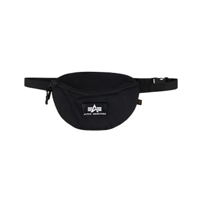 Alpha Rubber Print Waistbag Unisex Black Alpha Rubber Print Waistbag Unisex Black